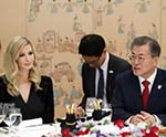 Ivanka Trump Meets with South Korean  President, Briefly Discusses North Korea